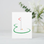 Golf Green Briefkaart (Staand voorkant)