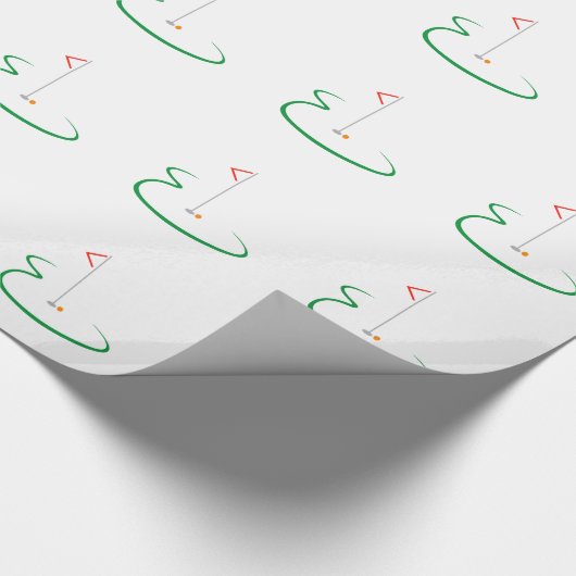 Golf Green Cadeaupapier (Hoek)