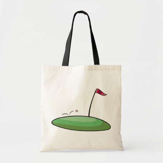 Golf Green Canvas tas (Voorkant)