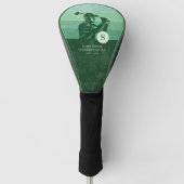 Golf Green Golfer Hoofdhoes Golfheadcover (Voorkant)