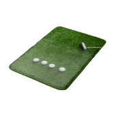 Golf Green gras met golfballen Badmat (Gekanteld)