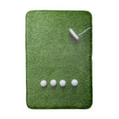Golf Green gras met golfballen Badmat (Voorkant Verticaal)