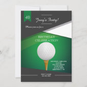 Golf Green Invitation Kaart (Voorkant)