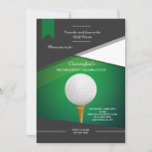 Golf Green Uitnodiging (Voorkant)