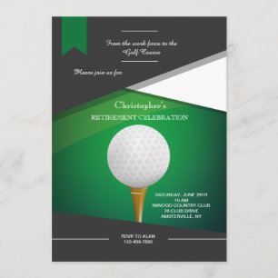 Golf Green Uitnodiging