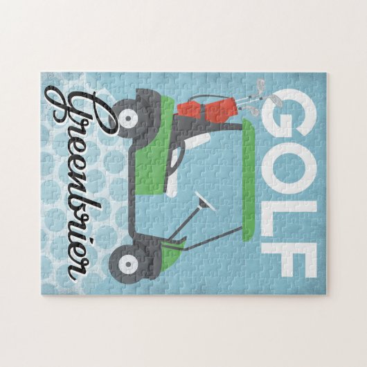 Golf Greenbrier West Virginia - Retro  Trav Legpuzzel (Horizontaal)