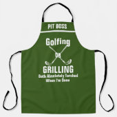 Golf Grill Master Schort - Grappig Cursus Cadeau (Voorkant)