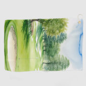 Golf groen handdoek (Horizontaal)