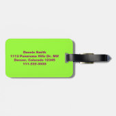 Golf Groen "Lichtgroen" Gepersonaliseerde Bagage L Bagagelabel (Achterkant horizontaal)