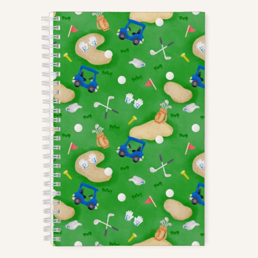 Golf Groen Notitieboek (Voorkant)