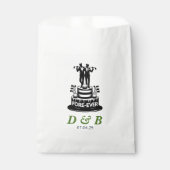 Golf Grooms Bruiloft Bedankzakje (Voorkant)