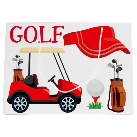 Golf Groot Cadeauzakje (Voorkant)