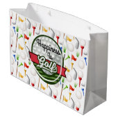 Golf Groot Cadeauzakje (Achterkant Gekanteld)