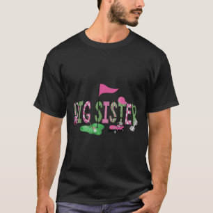 Golf grote zus Nk hole in one golf 1e verjaardag G T-shirt