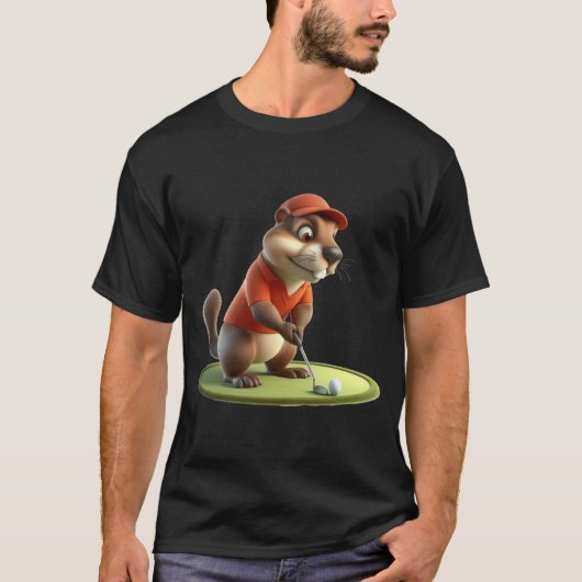 Golf * Groundhog 2 T-shirt (Voorkant)