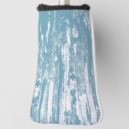 GOLF - Grunge, Worn, Faded, Blue White, Cool Golfheadcover (Draai 90)