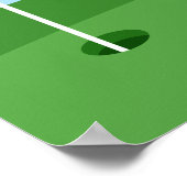 Golf Guestbook Poster - 150 handtekeningen (Hoek)