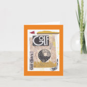 Golf Guru Feestdagen Kaart (Voorkant)