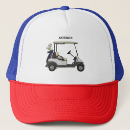 Golf Guy Karret Aangepaste Monogram Naam Trucker H Pet