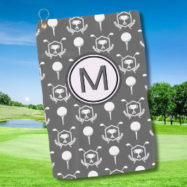 Golf Guy Stijlvol Golf Ontwerp Custom Monogram Golfhanddoek