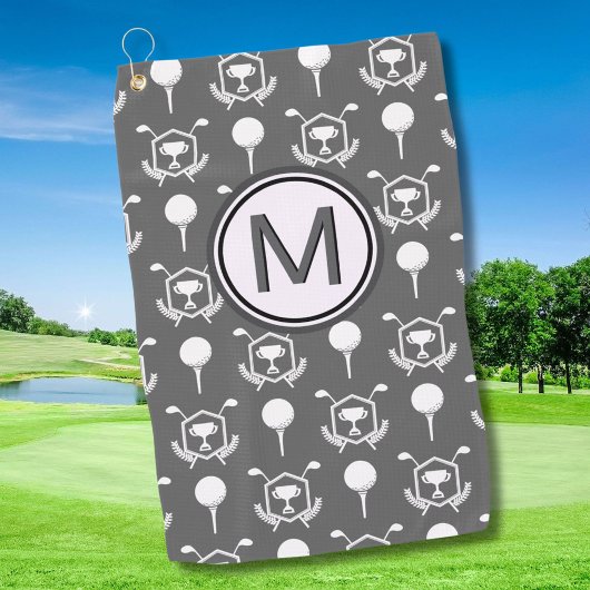 Golf Guy Stijlvol Golf Ontwerp Custom Monogram Golfhanddoek