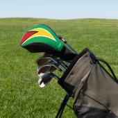Golf Guyana en Guyana Flag/Golf Clubs Hoesjes Golfheadcover (Insitu)
