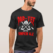 Golf Halloween Golfworst Golf Speler Bier Dr. T-shirt (Voorkant)