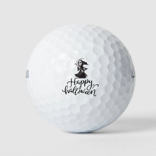 Golf Halloween met een spookachtig eng Golfballen (Voorkant)