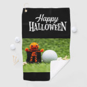 Golf Halloween Spooky Scary voor golfer Golfhanddoek (Insitu)
