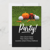 Golf Halloween thema voor golfer Kaart (Voorkant)