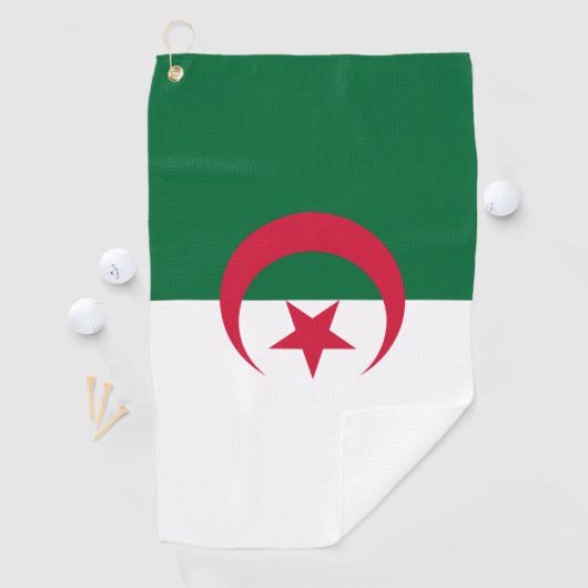 Golf Handdoek met vlag van Algerije (Insitu)