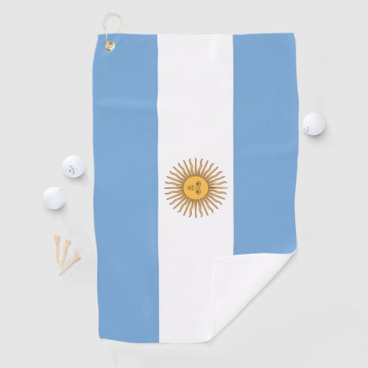 Golf Handdoek met vlag van Argentinië (Insitu)