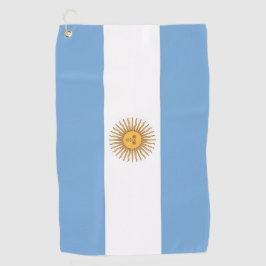 Golf Handdoek met vlag van Argentinië