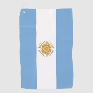 Golf Handdoek met vlag van Argentinië