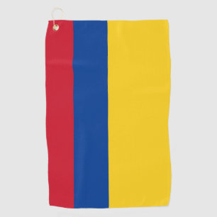 Golf Handdoek met vlag van Colombia
