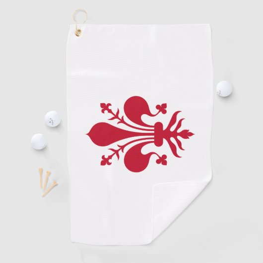 Golf Handdoek met vlag van Florence, Italië (Insitu)