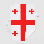 Golf Handdoek met vlag van Georgië (Insitu)