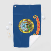 Golf Handdoek met vlag van Idaho, USA (Insitu)