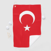 Golf Handdoek met vlag van Turkije (Insitu)