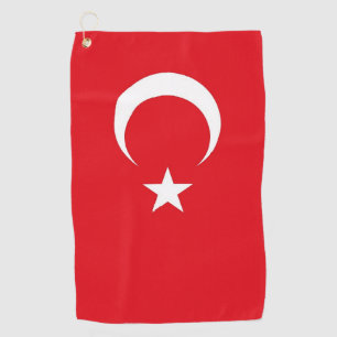 Golf Handdoek met vlag van Turkije