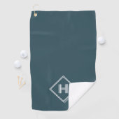 Golf Handdoek | Moderne Geometrische Monogram Init (Insitu)