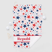 Golf handdoek Patriottische sterren Republikein (Insitu)