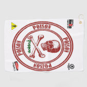 Golf Handdoek Schedel (Horizontaal)