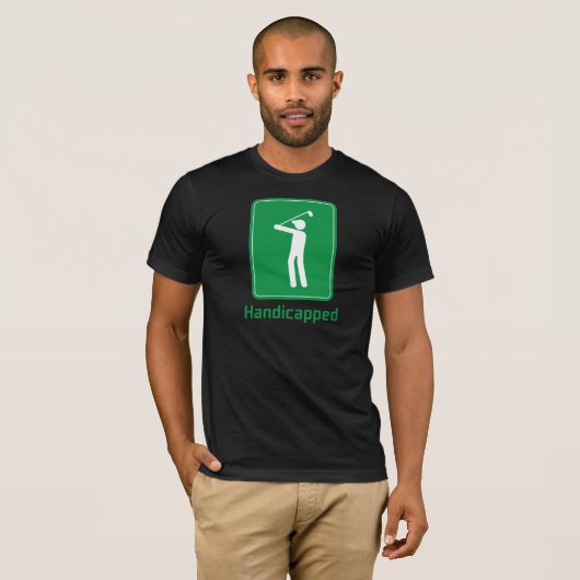 Golf - Handicap T-shirt (Voorkant volledig)