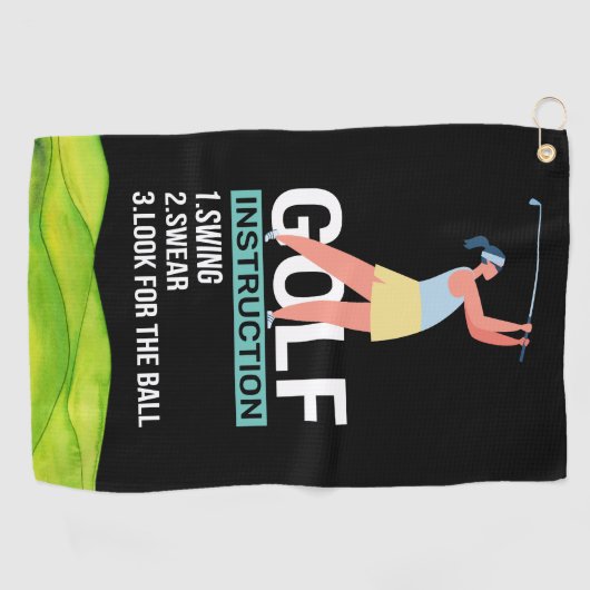 Golf-handschoentjes voor het optrekken van zweefvl golfhanddoek (Horizontaal)