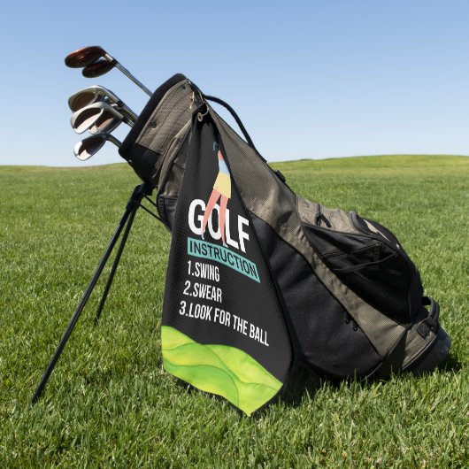 Golf-handschoentjes voor het optrekken van zweefvl golfhanddoek (Groen)