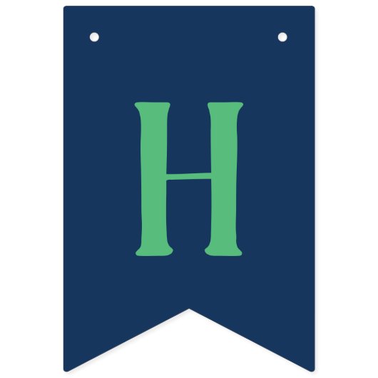 Golf Happy Birthday Banner (Tweede vlag)