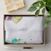 Golf Happy Birthday met golfkartonnen wrapping Pap Tissuepapier (Geschenk)