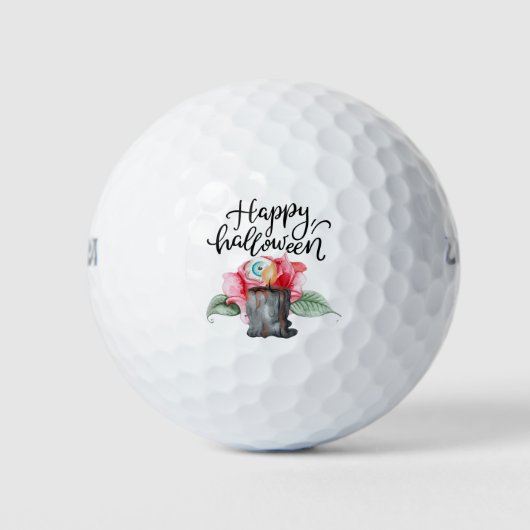 Golf Happy Halloween Golfballen (Voorkant)