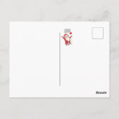 Golf Happy Holiday Eat Sleep Golf Repepte Santa Briefkaart (Achterkant)